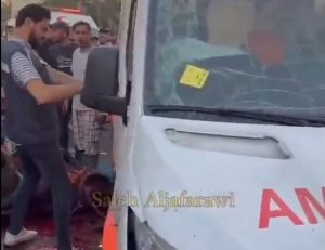 Warleaks 00831 Szpitale w Al-Shafa i Al-Quds, w które dzisiaj zaatakował  izraelski samolot. Liczba ofiar cywilnych jest ogromna.