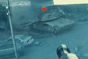 Warleaks 00970 Hamas z granatników uszkadza izraelskie pojazdy