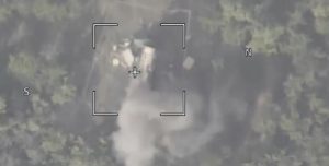 Warleaks 01023 Wieś Wielka Kostromka, obwód dniepropietrowski, uderzenie Lantset na radar wszechstronny 80K6M