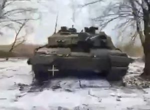 Warleaks 2583 Ataki dronów na ukraińskie Leopardy w obwodzie kurskim