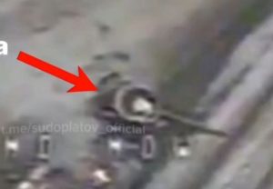 Warleaks 2585 Gdy przyleciał trzeci dron aby dobić ukraiński czołg - jego wieża już leżała obok