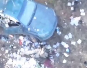 Warleaks 2947 Rosyjski dron trafia w grupę ukraińskich żołnierzy